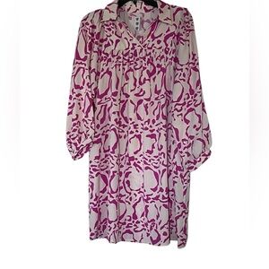 Pink•White Leopard Print Dress